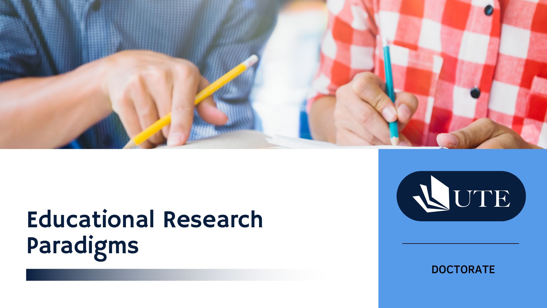 Educational research paradigms