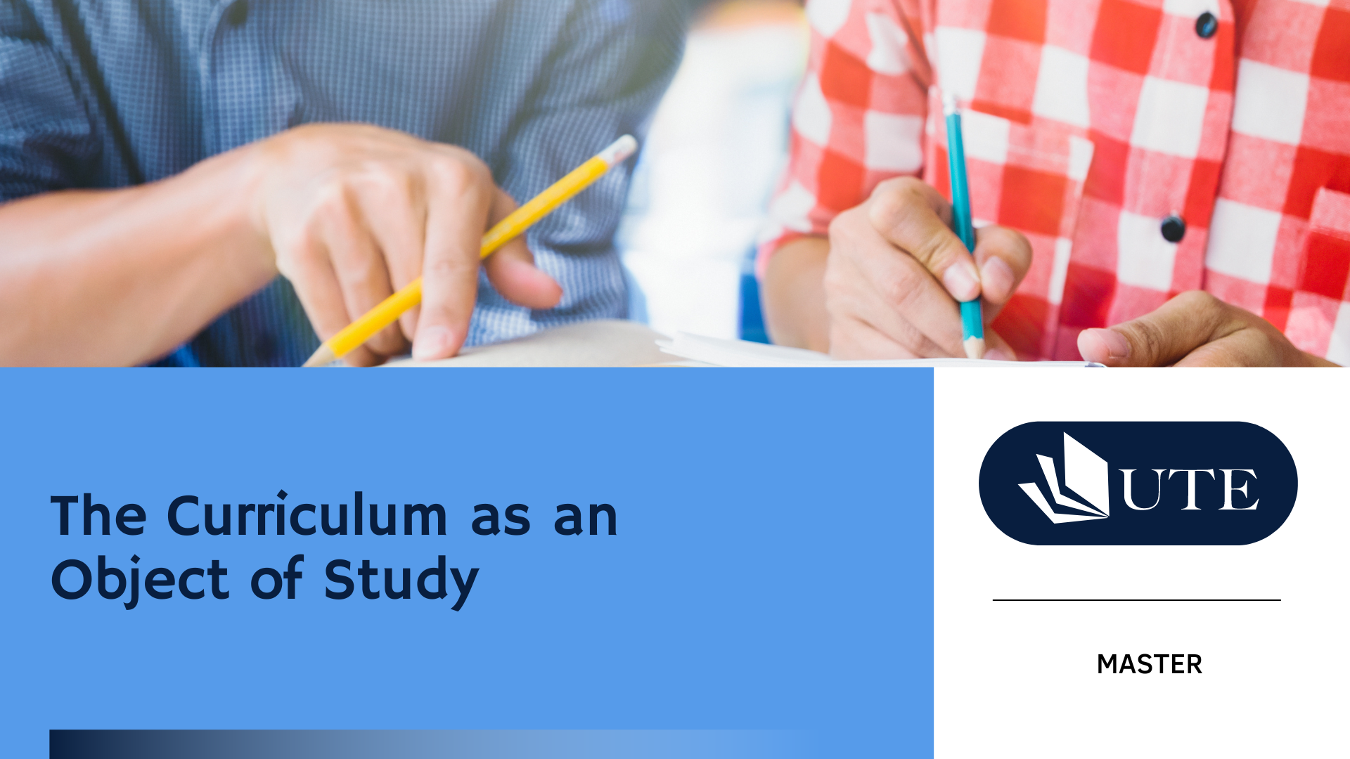 The Curriculum as an Object of Study